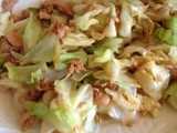 cabbage and tuna stir-fry