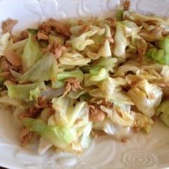 A picture of Cabbage and Tuna Stir-Fry.