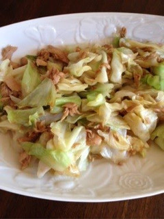 A picture of Cabbage and Tuna Stir-Fry.