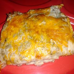 A picture of Easy Cheesy Mushroom Potatoes.