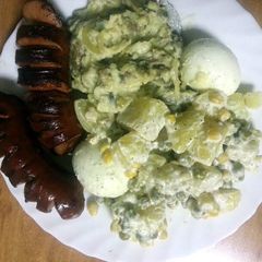 A picture of mushroom-potato lan tusa.