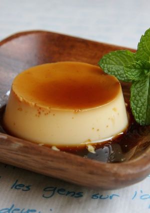 A picture of My Favorite Mother's Custard Pudding.