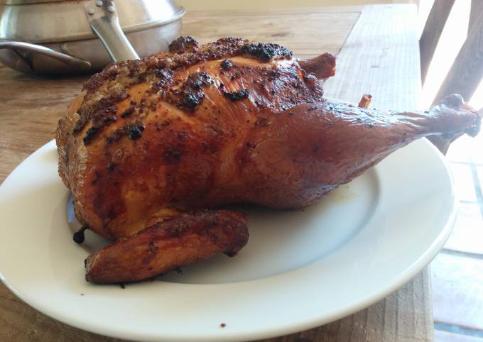 Steps to Prepare Award-winning Smoked Whole Chicken