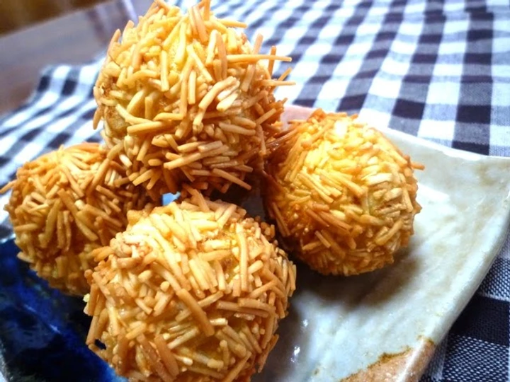 Recipe Sweet Potato and Chestnut Fried Balls the So Delicious Tasty
