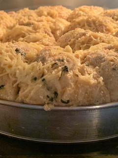 A picture of Cheesy malunggay bread.