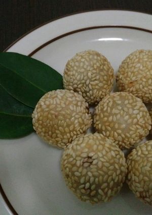 Foto resep Onde-onde Mini Isi Coklat