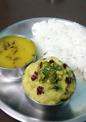 A picture of Suran ki chutney.