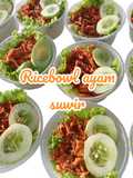 Ricebowl ayam suwir (ide jualan)