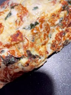 Foto de Omelete de Cogumelos e Espinafres
