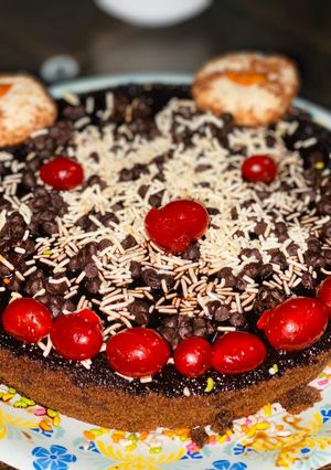 A picture of Wheat Cake with Jaggery.