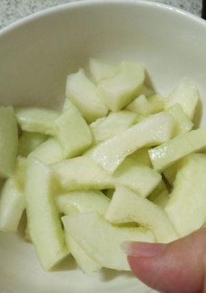 涼瓜小菜（無鍋料理）（省水篇） 的食譜成品照片