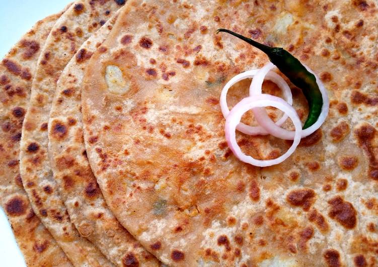 Recipe of Quick Dhaba style aloo paratha