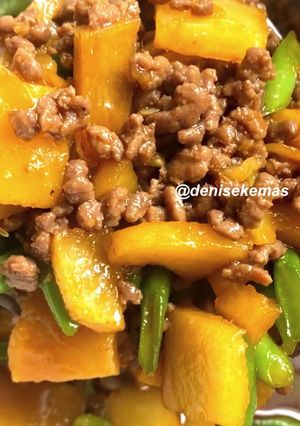Foto resep Tumis Sapi Cincang Kentang Buncis