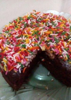 Foto resep Bolu Cokelat Warna - Warni (Rice Cooker)