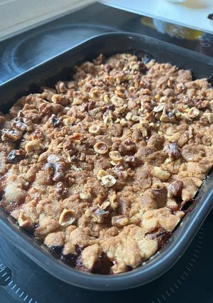 Una foto de Crumble de frutas
