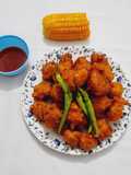 Crispy Corn, Bell Pepper, and Onion Fritters