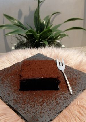 صورة لوصفة كيكة الشوكولاتة بالكريمة 🍫🍫