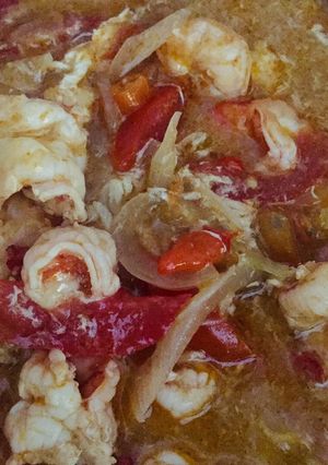 Foto resep Udang saos asam pedes