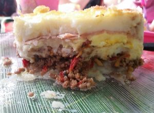 Una foto de Pastel de carne!