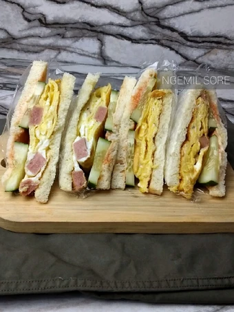 Langkah Mudah untuk Menyiapkan Resep Sandwich Telur Sosis yang Enak Banget Anti Ribet, Lezat Sekali