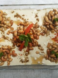 صورة لوصفة فتة الحمص السورية