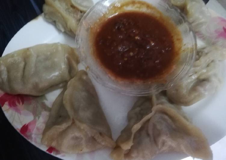 Simple Way to Make Homemade Steamed momos