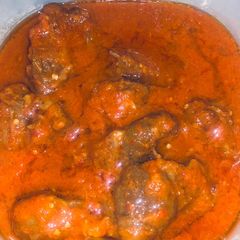 A picture of Roasted Tomatoes stew.
