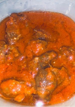 A picture of Roasted Tomatoes stew.