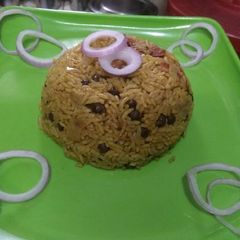 A picture of Black Chana biryani.