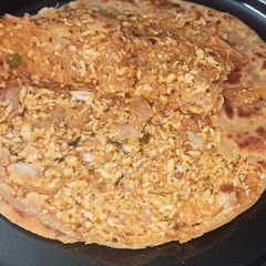 A picture of Cauliflower paratha / gobhi ka paratha.