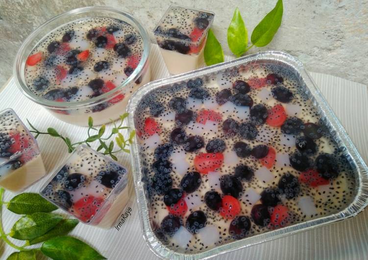 Resep Puding Silky Buah, Bikin Ngiler