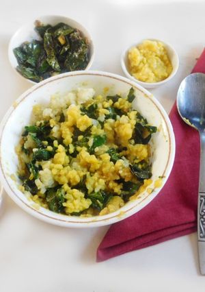 A picture of Broccoli rabe rice.