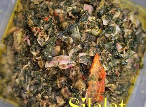 Foto resep Gulai Silalat (Daun Singkong/Ubi Tumbuk)