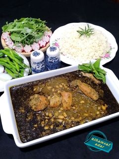 عکسی از دستور قرمه سبزی با لوبیا چشم بلبلی