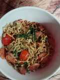 Mie Kangkung Belacan