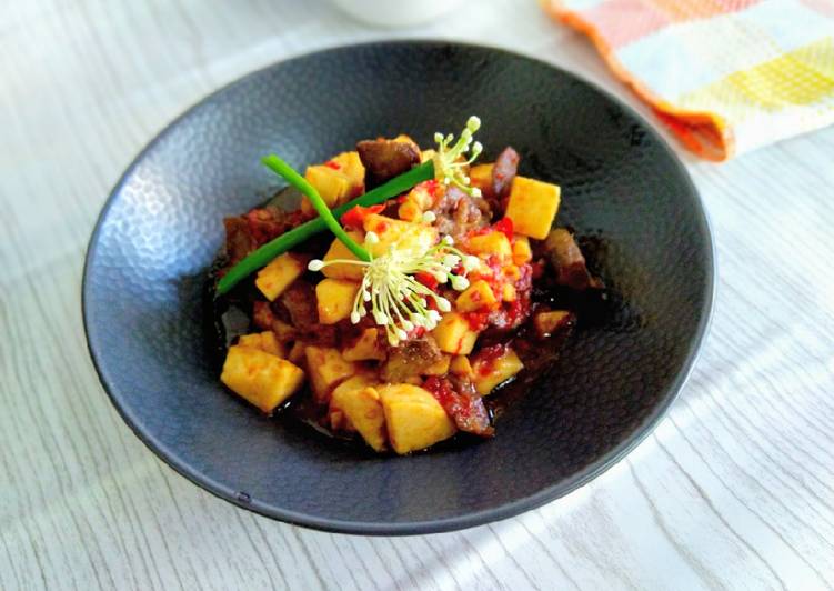 Langkah Mudah untuk Menyiapkan Sambel Goreng Putih Telur Ati Ampela Praktis yang praktis