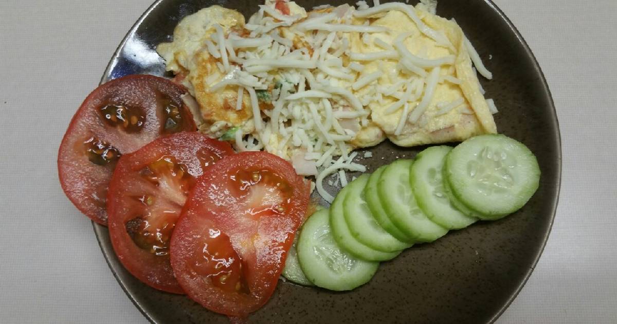 Huevos revueltos con queso mozzarella Receta de Angelica Perez- Cookpad