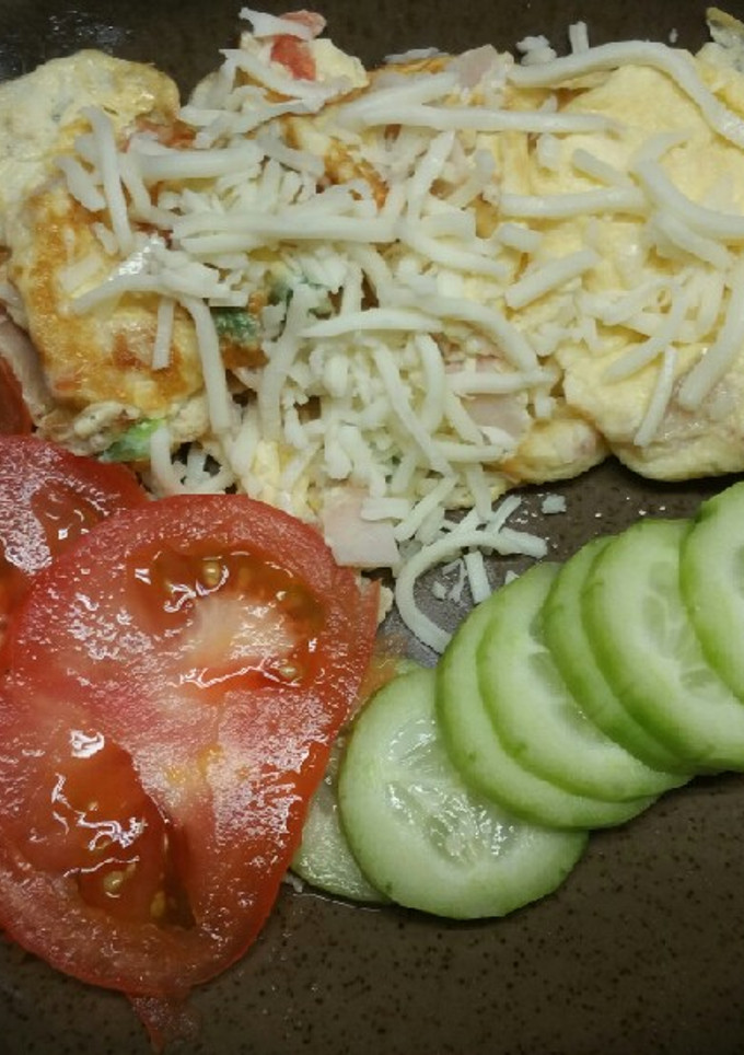Una foto de Huevos revueltos con queso mozzarella