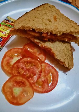 A picture of Veg sandwich.