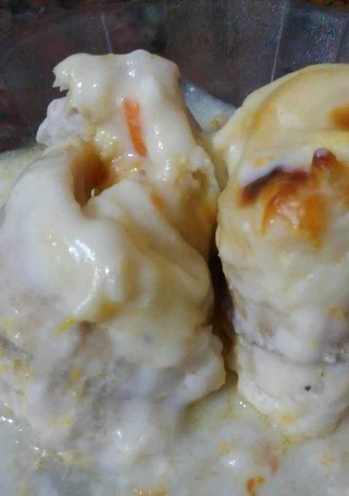 Una foto de Rollos de pescado gratinados