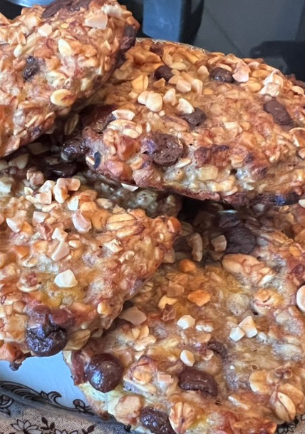 Una foto de Galletas saludables de avena y plátano