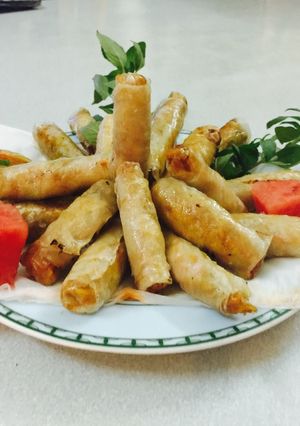 A picture of Vegetarian Spring Rolls "Lighthouse Style".