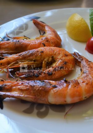 Une photo de Gambas grillées à la plancha