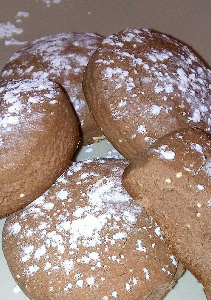 Una foto de 🎄🍫Polvorones de chocolate🍫🎄