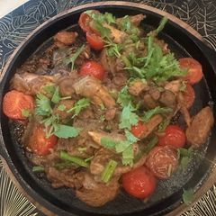 A picture of Perfect Chicken Thigh Fajitas - Truly Show Stopping and the Kids Love All the Veg - ENJOY :P.