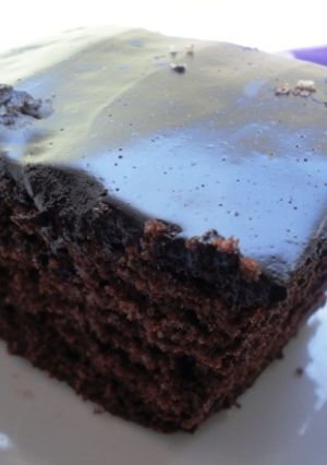 A picture of Moist Chocolate Cake.