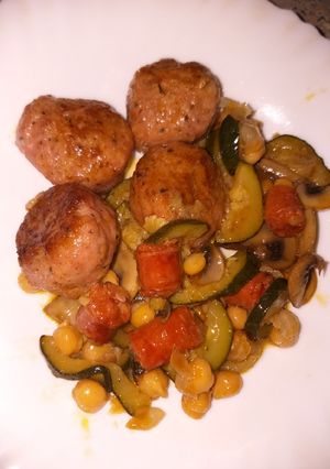 Una foto de Albóndigas de pollo