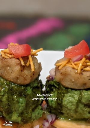 A picture of Rasgulla Chaat.