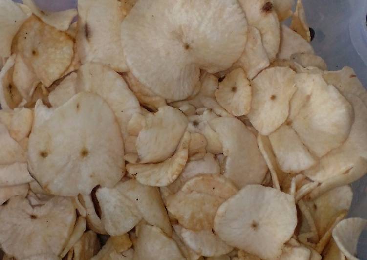 Resep Keripik singkong rasa gadung, Lezat