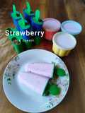 Strawberry ice cream